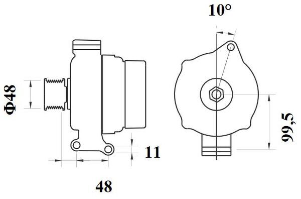 Mahle Original Alternator/Dynamo MG 731