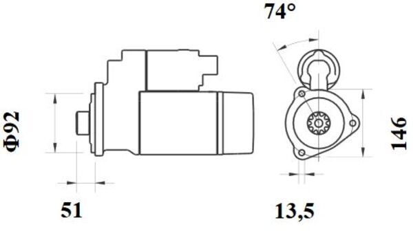 Mahle Original Starter MS 890