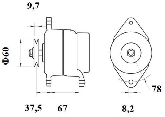 Mahle Original Alternator/Dynamo MG 715