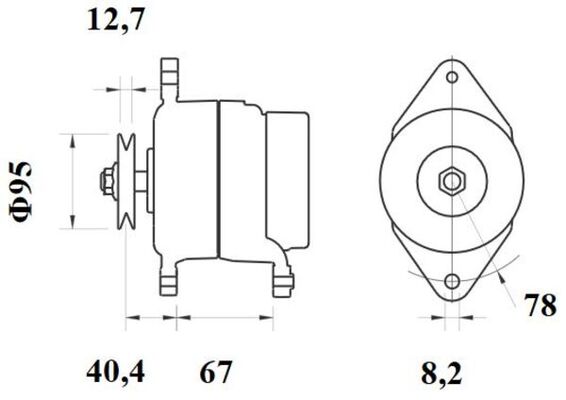 Mahle Original Alternator/Dynamo MG 87