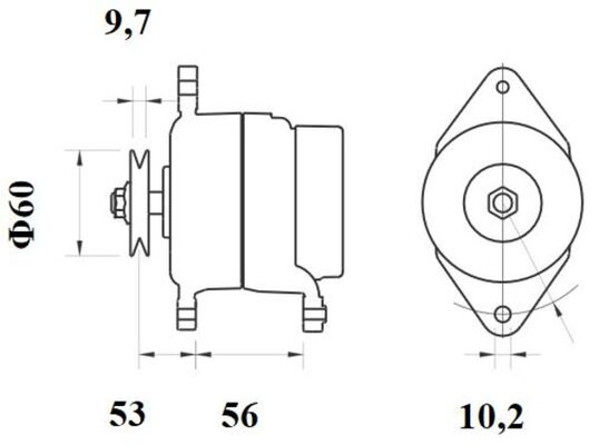 Mahle Original Alternator/Dynamo MG 447