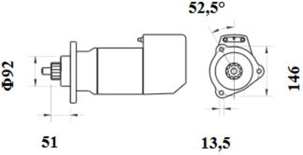 Mahle Original Starter MS 466