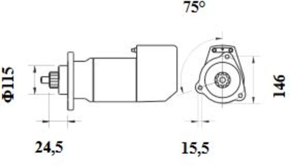 Mahle Original Starter MS 495