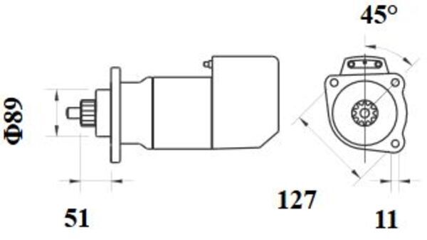 Mahle Original Starter MS 536