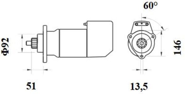 Mahle Original Starter MS 537