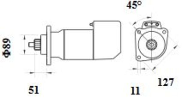 Mahle Original Starter MS 577