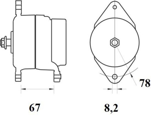 Mahle Original Alternator/Dynamo MG 67