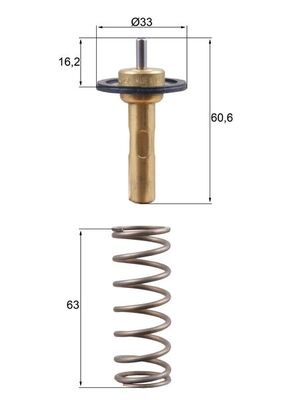 Mahle Original Thermostaat TX 311 90D