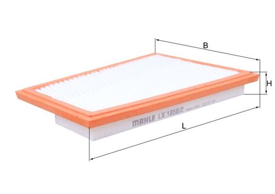 Mahle Original Luchtfilter LX 1850/2