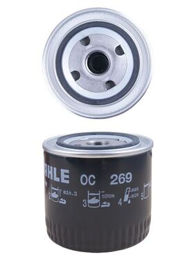 Mahle Original Oliefilter OC 269