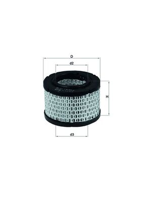 Mahle Original Luchtfilter LX 191