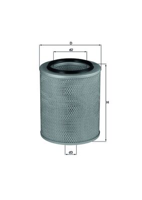 Mahle Original Luchtfilter LX 562