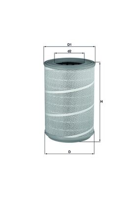 Mahle Original Luchtfilter LX 604/1