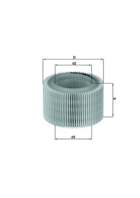 Mahle Original Luchtfilter LX 718