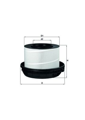 Mahle Original Luchtfilter LX 814/1