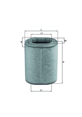 Mahle Original Luchtfilter LX 1460