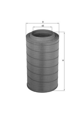 Mahle Original Luchtfilter LX 1956