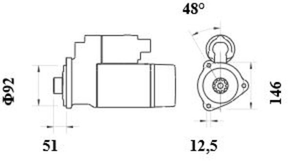 Mahle Original Starter MS 198