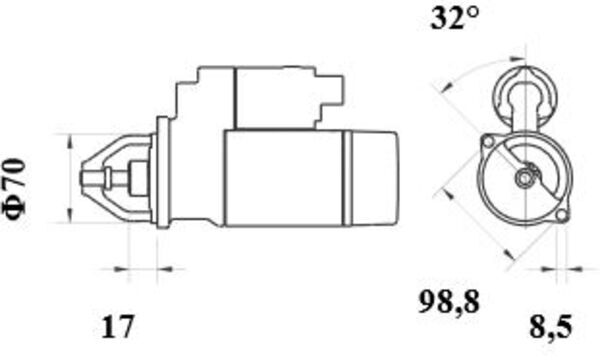 Mahle Original Starter MS 296