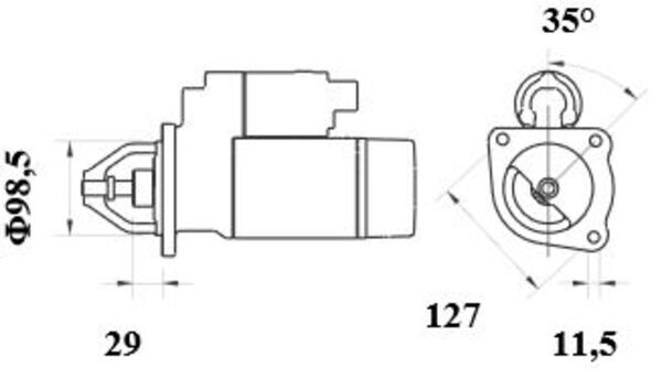 Mahle Original Starter MS 417