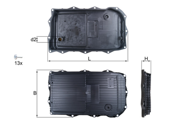 Mahle Original Oliekuip Automaat HX 184KIT