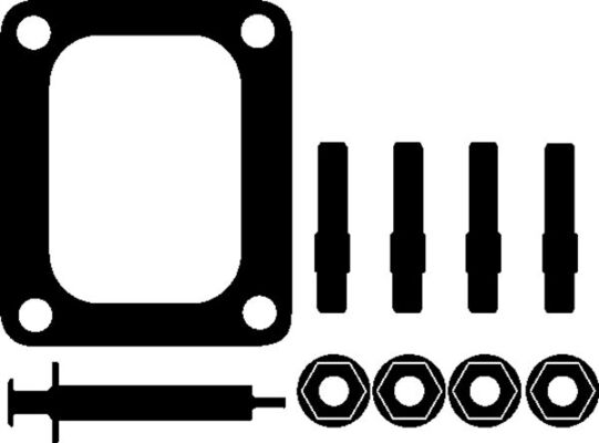 Turbolader montageset Mahle Original 009 TA 17011 000