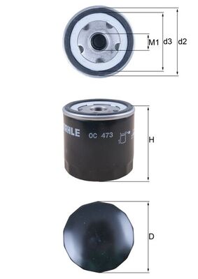 Oliefilter Mahle Original OC 473