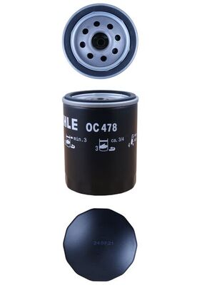 Mahle Original Oliefilter OC 478