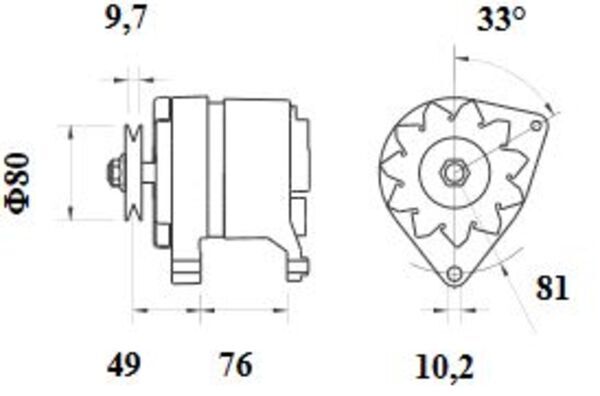 Mahle Original Alternator/Dynamo MG 211