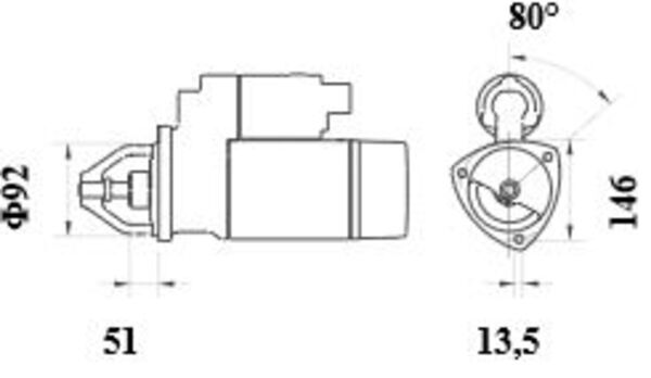 Mahle Original Starter MS 558