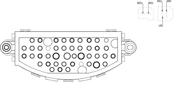 Mahle Original Regeleenheid interieurventilator ABR 22 000S