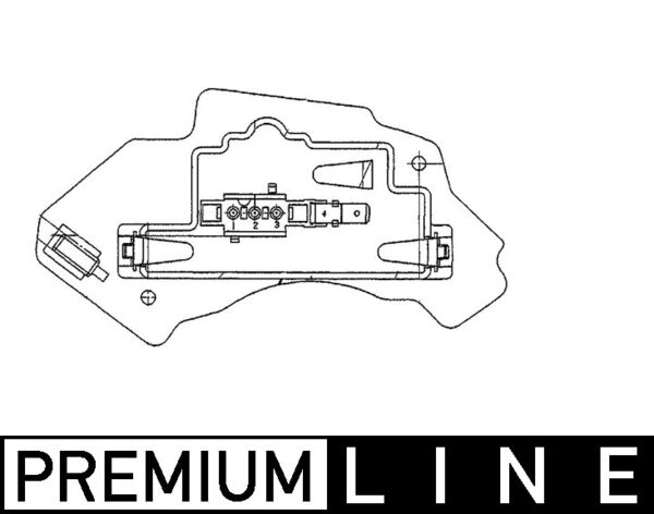 Mahle Original Regeleenheid interieurventilator ABR 28 000P