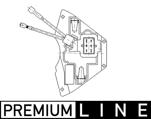 Mahle Original Regeleenheid interieurventilator ABR 31 000P