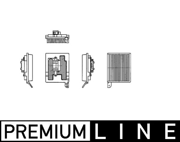 Mahle Original Regeleenheid interieurventilator ABR 32 000P