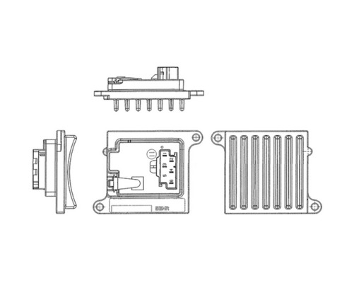 Mahle Original Regeleenheid interieurventilator ABR 36 000P