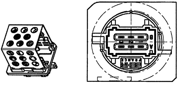 Mahle Original Kachel-/voorschakelweerstand ABR 91 000P