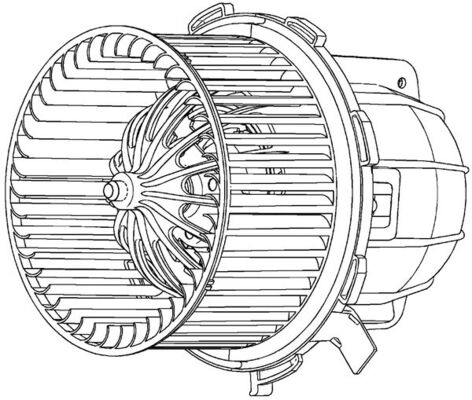 Mahle Original Kachelventilator AB 114 000P