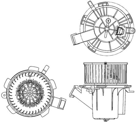 Mahle Original Kachelventilator AB 132 000P