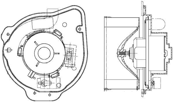 Mahle Original Kachelventilator AB 135 000P