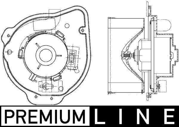 Mahle Original Kachelventilator AB 135 000P