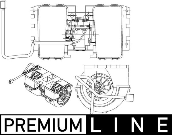 Mahle Original Kachelventilator AB 144 000P