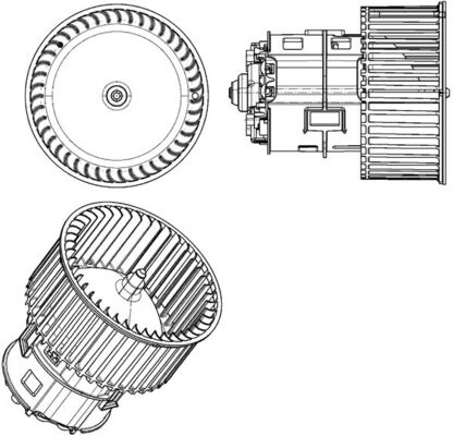 Mahle Original Kachelventilator AB 182 000P