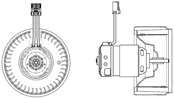 Mahle Original Kachelventilator AB 22 000P