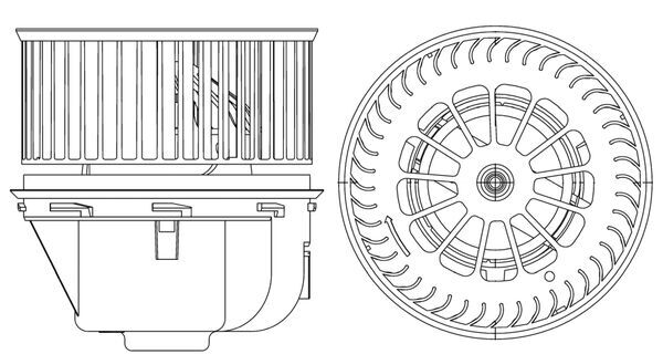 Kachelventilator Mahle Original AB 264 000P