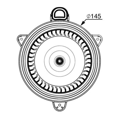 Mahle Original Kachelventilator AB 268 000P