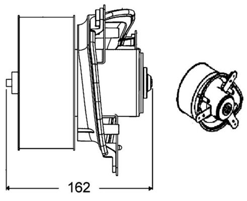 Mahle Original Kachelventilator AB 275 000P
