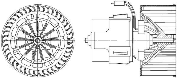 Mahle Original Kachelventilator AB 30 000P