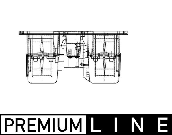 Mahle Original Kachelventilator AB 31 000P