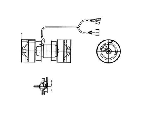 Mahle Original Kachelventilator AB 33 000P