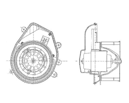 Mahle Original Kachelventilator AB 54 000P